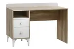 Psací stůl se zásuvkami kaylla - dub sofia, bílá