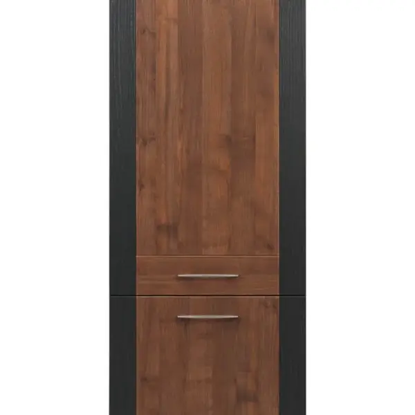 Policová skříň naomi 5 l/p - ořech/wenge