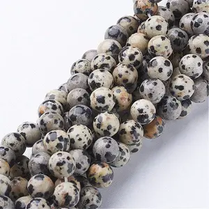 Natural Dalmatian Jasper Beads Strands
