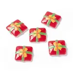 Christmas Themed Opaque Resin Cabochons