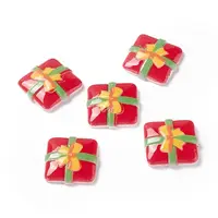 Christmas Themed Opaque Resin Cabochons