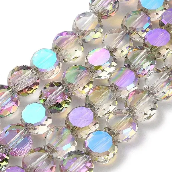 Electroplate Glass Beads Strands