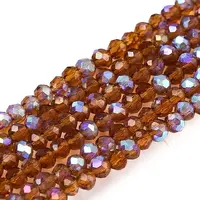 Electroplate Glass Beads Strands