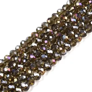 Electroplate Glass Beads Strands