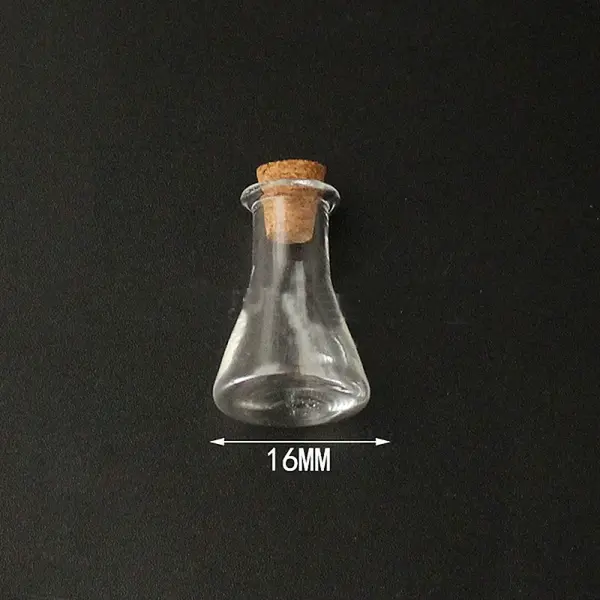 Mini High Borosilicate Glass Bottle Bead Containers
