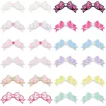 24Pcs 12 Colors Opaque Alloy Beads