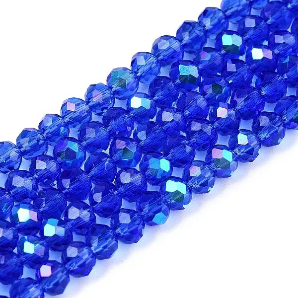Electroplate Glass Beads Strands