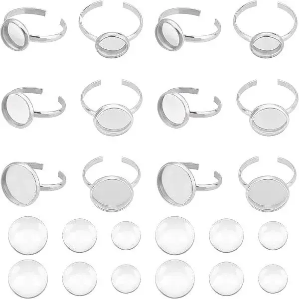 DIY Flat Round Cuff Ring Making Kit