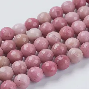 Natural Rhodochrosite Beads Strands