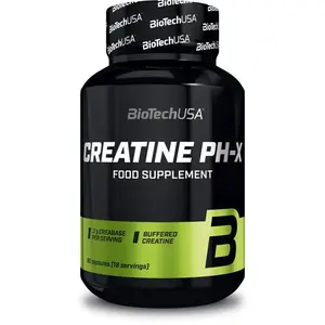 BioTechUSA Creatine pH-X kapsle pro sportovce 116 g