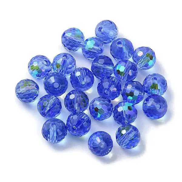 AB Color Plated Glass Beads
