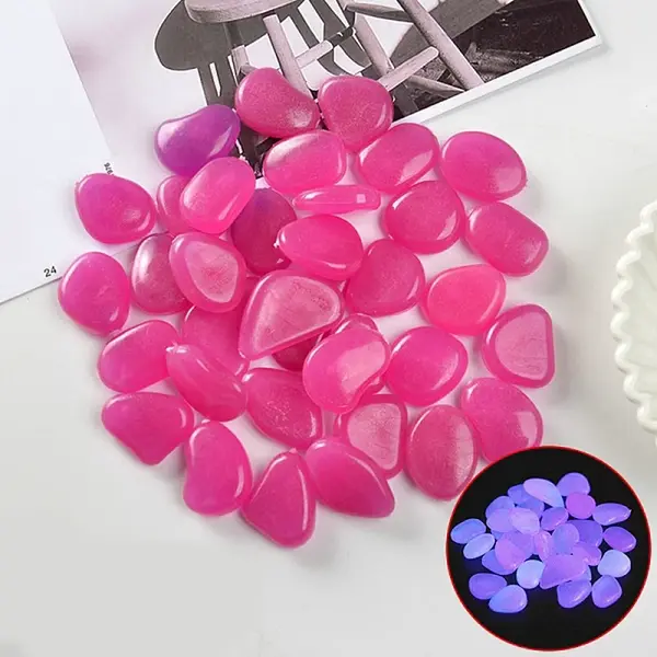 Resin Luminous Glow in the Dark Pebbles Stone