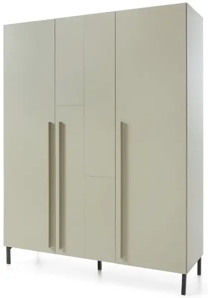 Třídveřová šatní skříň raquel - zelená