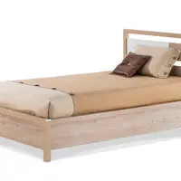Studentská postel 100x200 s úložným prostorem artos - dub sofia/bílá
