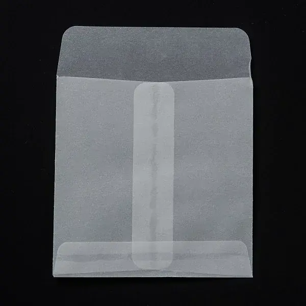 Square Translucent Parchment Paper Bags