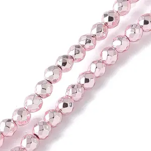 Baking Painted Synthetic Non-Magnetic Hematite Beads Strands