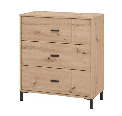 Zásuvková komoda antonia - dub