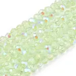 Electroplate Glass Beads Strands