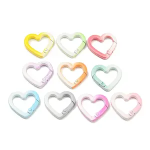 Spray Painted Alloy Spring Gate Rings