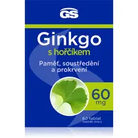 GS Ginkgo 60 mg s hořčíkem tablety pro podporu duševní rovnováhy 60 tbl