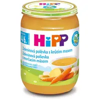 Hipp BIO zeleninová polévka s krůtím masem dětský příkrm 190 g