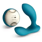 Lelo Hugo Prostate Massager anální kolík vibrační Ocean Blue 11.5 cm