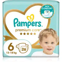 Pampers Premium Care Size 6 jednorázové pleny 13-18 kg 26 ks