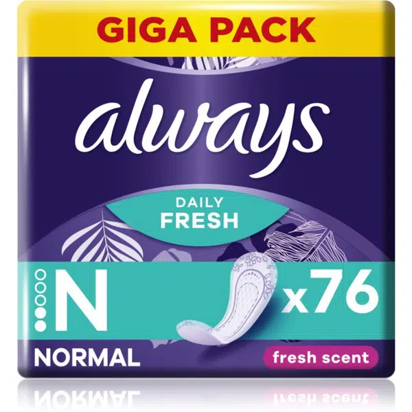 Always Daily Fresh Normal slipové vložky s parfemací 76 ks