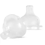 Baboo Liquid Silicone Teat Thick Liquids savička na láhev 6m+ 2 ks