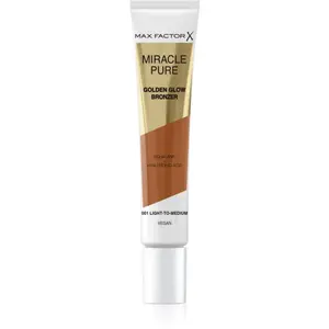 Max Factor Miracle Pure krémový bronzer pro rozjasnění pleti odstín 001 Light To Medium 15 ml