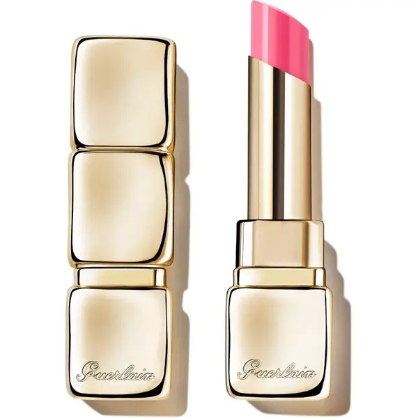 GUERLAIN KissKiss Bee Glow vyživující a hydratační balzám na rty odstín 458 Pop Rose Glow 3.2 g