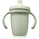 b.box Silicone Cup tréninkový hrnek s držadly Sage 1 ks