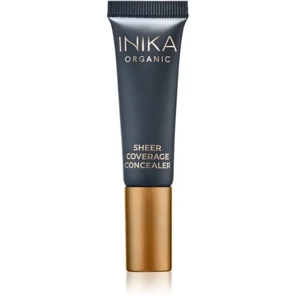INIKA Organic Sheer Coverage krémový krycí korektor proti kruhům pod očima odstín Vanilla 10 ml