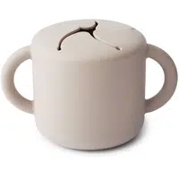 Mushie Baby Snack Cup hrnek na svačinku Ivory 1 ks
