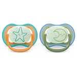 Philips Avent Ultra Air Night SCF376/23 18 m+ dudlík Neutral 2 ks