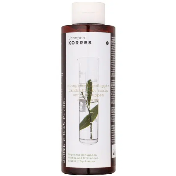 Korres Laurel & Echinacea šampon proti lupům pro suchou pokožku 250 ml