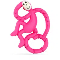 Matchstick Monkey Mini Monkey Teether kousátko s antimikrobiální přísadou 1 ks