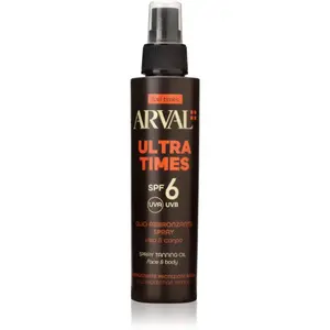 Arval Half Times Ultra Times SPF 6 opalovací olej na obličej a tělo 125 ml