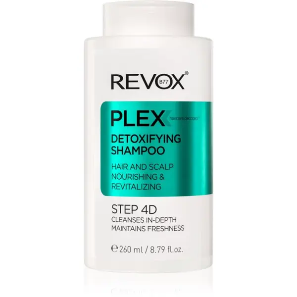 Revox B77 PLEX Detoxifying Shampoo. Step 4D čistiaci detoxikačný šampón 260 ml