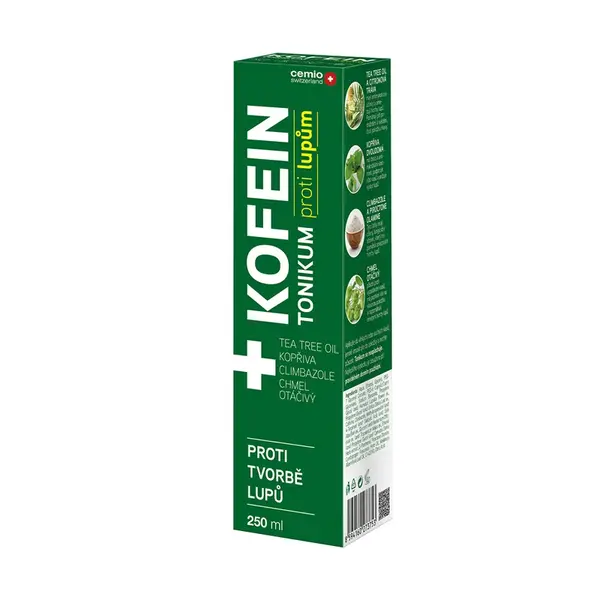 CEMIO Kofeín tonikum proti lupinám 250 ml