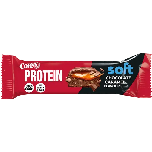 CORNY Protein SOFT proteínová tyčinka čokoláda-karamel 45 g