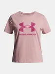 Girls' T-shirt Under Armour UA BIG LOGO SS-PNK - Girls