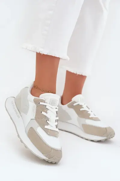 BIG STAR SHOES Dámske Kožené Sneakersy Big Star