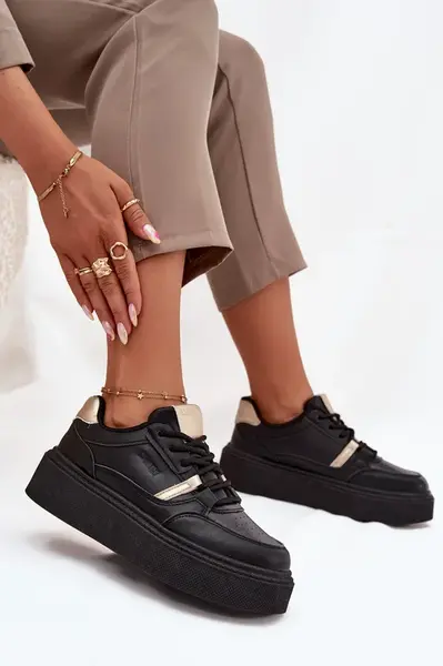 BIG STAR SHOES Dámske Sneakersy Na Platforme Big Star