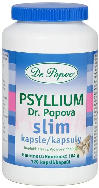 DR.POPOV Psyllium Slim 120 kapsúl