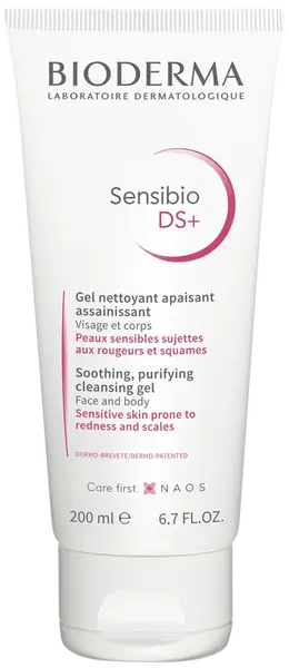 BIODERMA Sensibio DS+ Gel moussant čistiaci penivý gél na šupinatú pokožku, seborea 200 ml