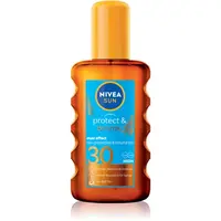 NIVEA SUN Protect & Bronze suchý olej na opaľovanie SPF 30 200 ml