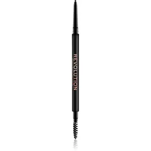 Revolution Precise Brow Pencil precízna ceruzka na obočie s kefkou odtieň Medium Brown 0.05 g