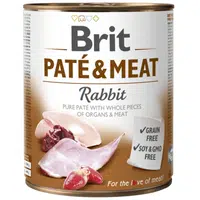 Brit konzerva Paté & Meat Rabbit 800 g | Konzerva pre psov