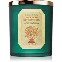 Bath & Body Works Backyard Honeysuckle vonná sviečka 227 g
